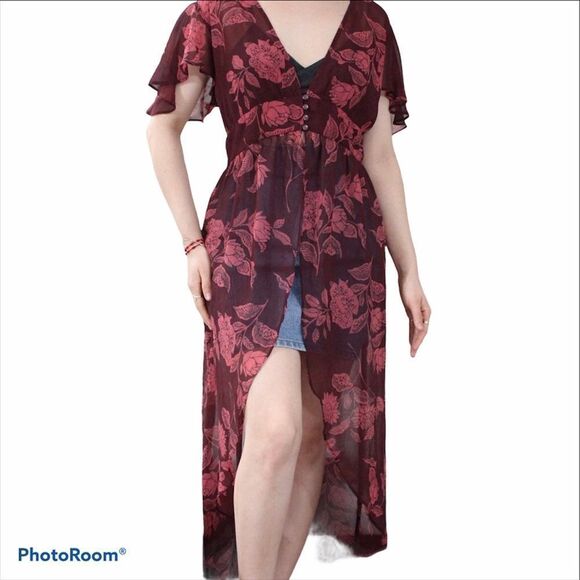 ✨HP✨Arizona Jean Co. Floral Print Maxi Top✨ - Picture 10 of 13